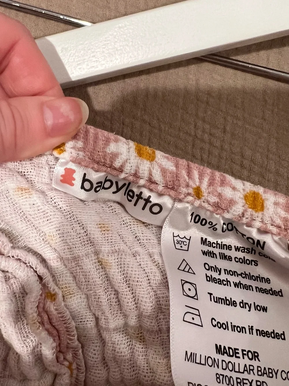 Babyletto Crib Sheet in GOTS Certified Organic Muslin Cotton